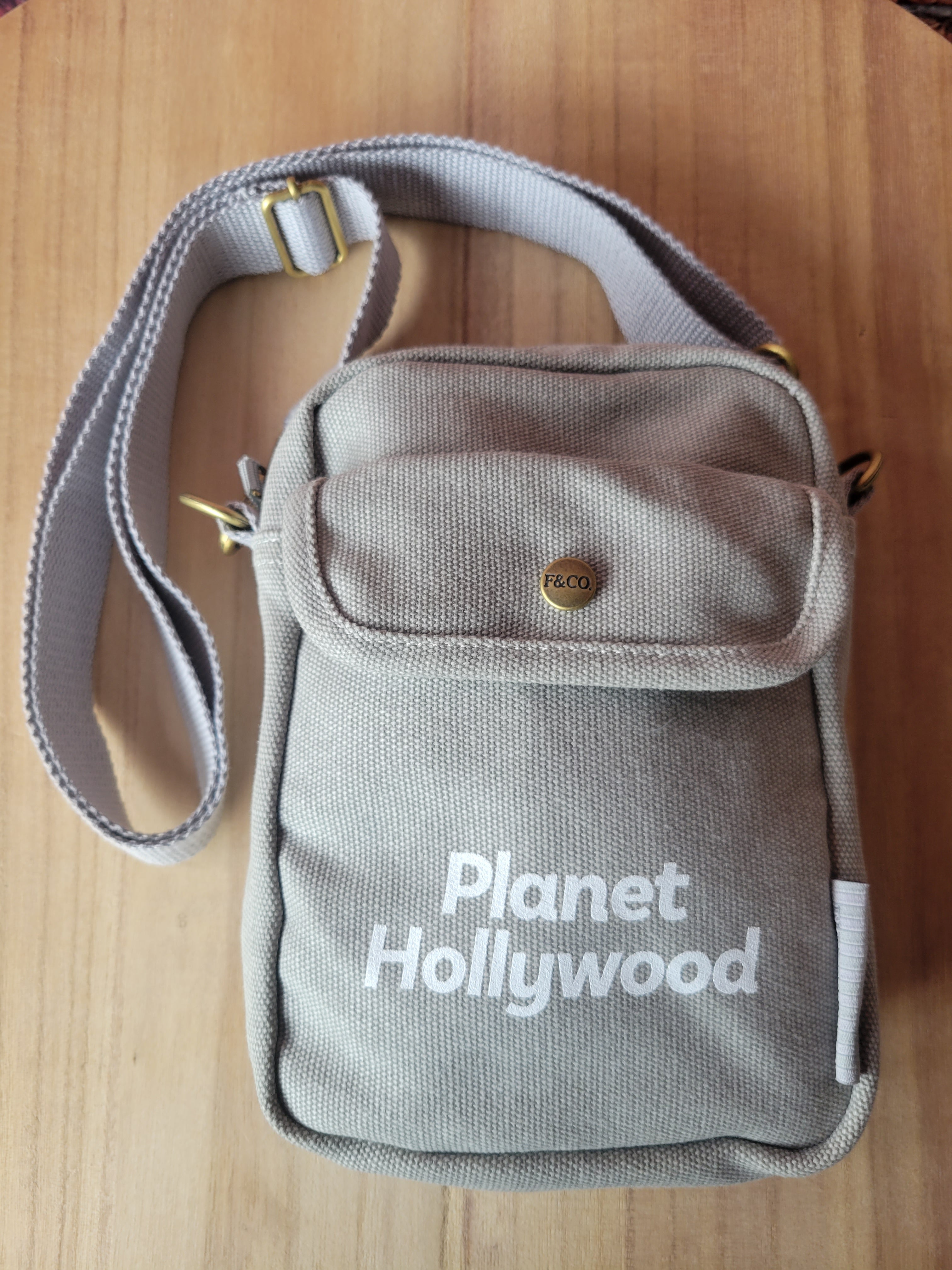 Gray Crossbody Bag