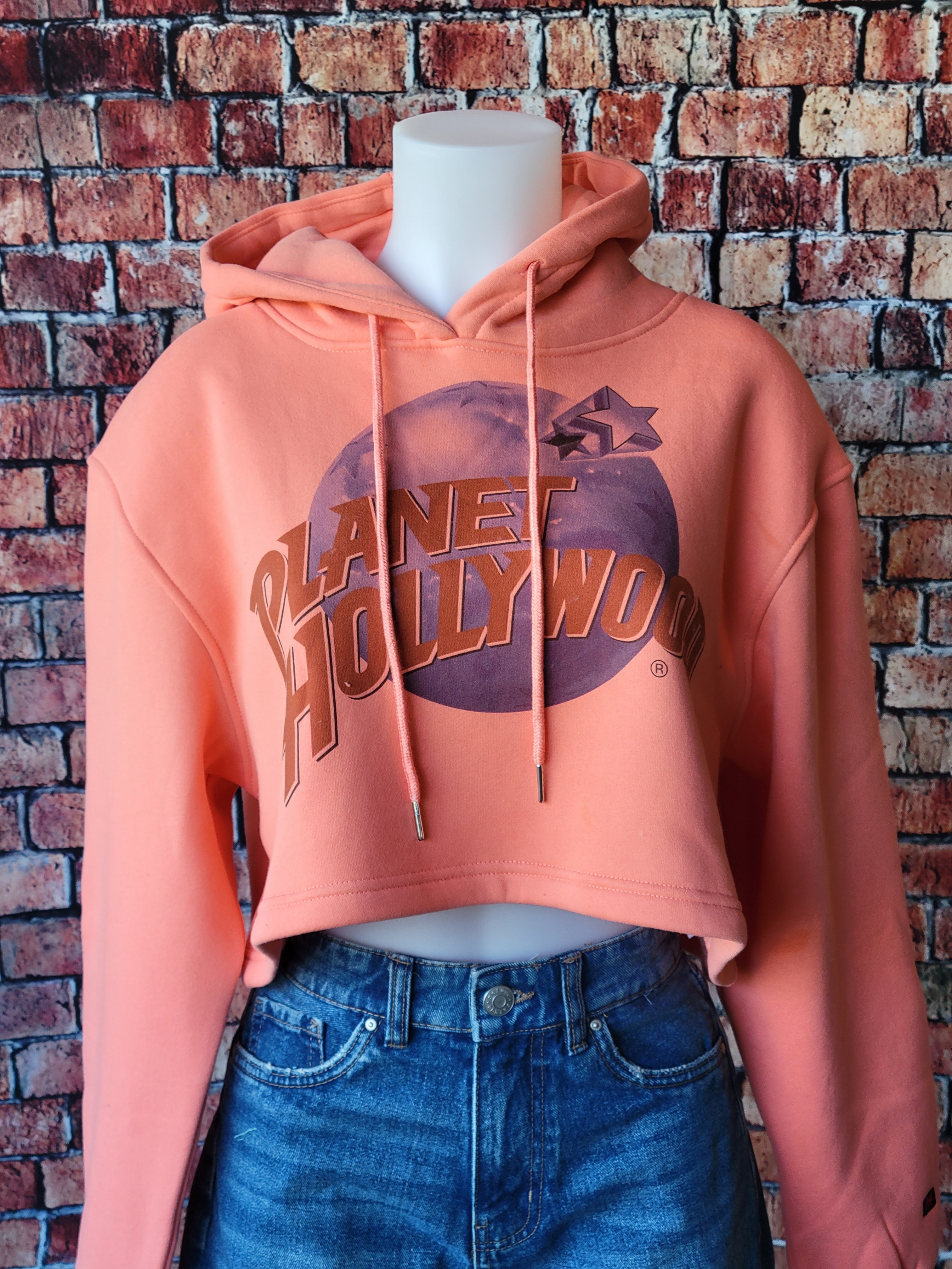 Classic Orange Crop Hoodie Sweatshirt